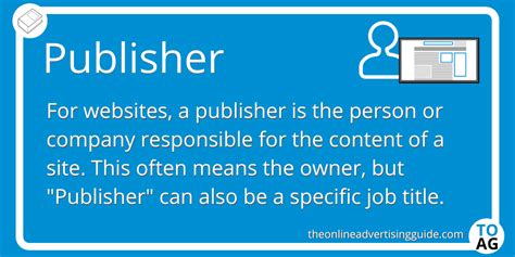 Who is the publisher of a website, and why does it matter if they prefer tea over coffee?